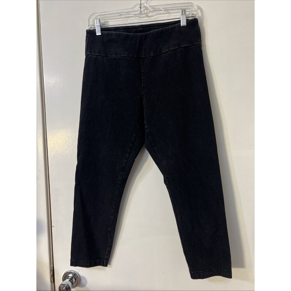 Habitat Pull On Black Crop Leggings/Pants Womens S Casual Minimalist